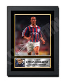 ATTILIO LOMBARDO Limited Edition Football Player Signed Print - Football