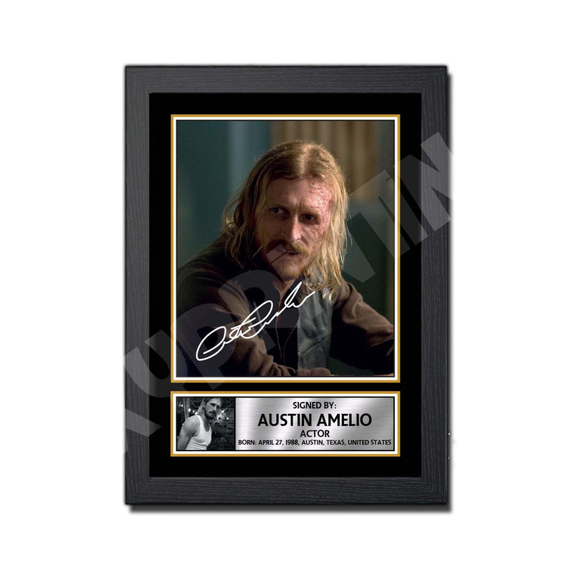 AUSTIN AMELIO 2 Limited Edition Walking Dead Signed Print