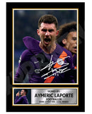 AYMERIC LAPORTE 2 Limited Edition Football Player Signed Print - Football