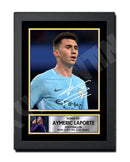 AYMERIC LAPORTE (1) Limited Edition Football Player Signed Print - Football