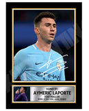 AYMERIC LAPORTE (1) Limited Edition Football Player Signed Print - Football