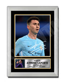 AYMERIC LAPORTE (1) Limited Edition Football Player Signed Print - Football