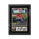 AYRTON SENNA HITCHING Limited Edition Formula 1 Player Signed Print Formula 1