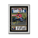 AYRTON SENNA HITCHING Limited Edition Formula 1 Player Signed Print Formula 1