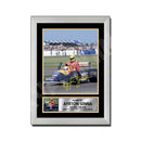 AYRTON SENNA HITCHING 2 Limited Edition Formula 1 Player Signed Print Formula 1