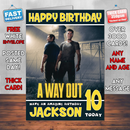 Personalised A Way Out 2018 Inspired Style Game Kids Inspired Birthday Card (SA)