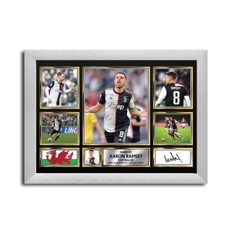 Aaron Ramsey MC1551 Autographed Football Poster