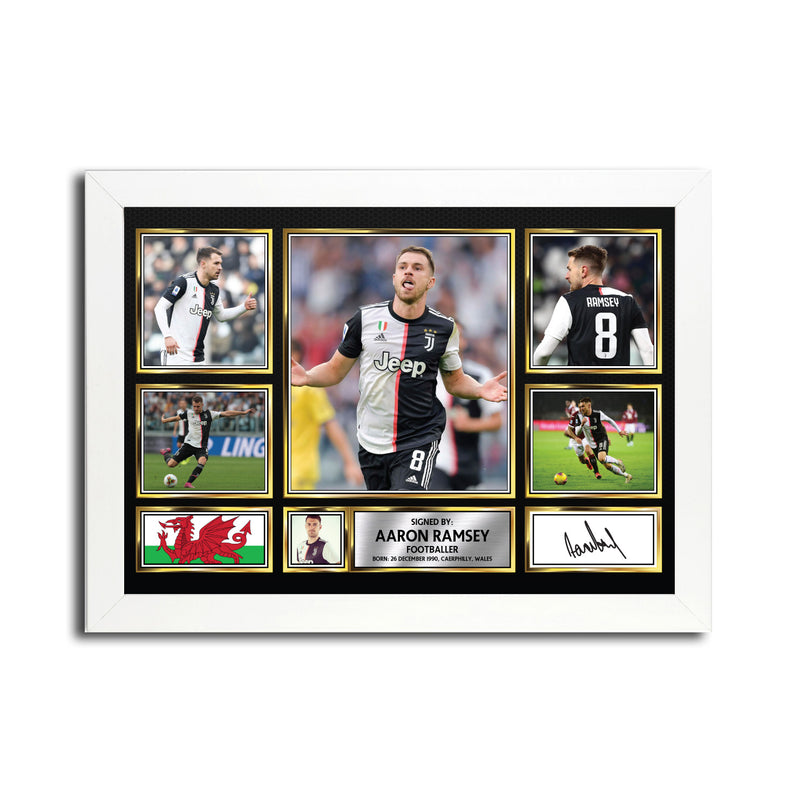 Aaron Ramsey MC1551 Autographed Football Poster