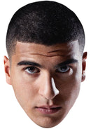 ADAM GEMILI JB - Athlete Fancy Dress Cardboard Celebrity Party Face Mask