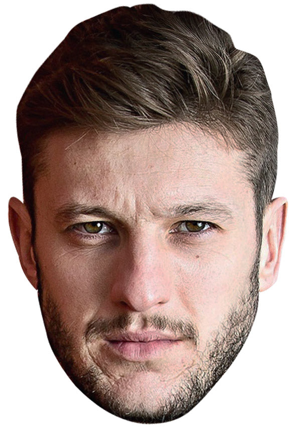 ADAM LALLANA JB - Footballer Fancy Dress Cardboard Celebrity Party Face Mask