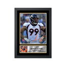 Adam Gotsis 2 Limited Edition Football Signed Print - American Footballer