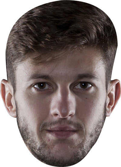 Adam Lallana FOOTBALL 2018 Celebrity Face Mask Fancy Dress Cardboard Costume Mask