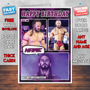 Adrian Neville KE Inspired Style Personalised Wrestling WWE Birthday Card