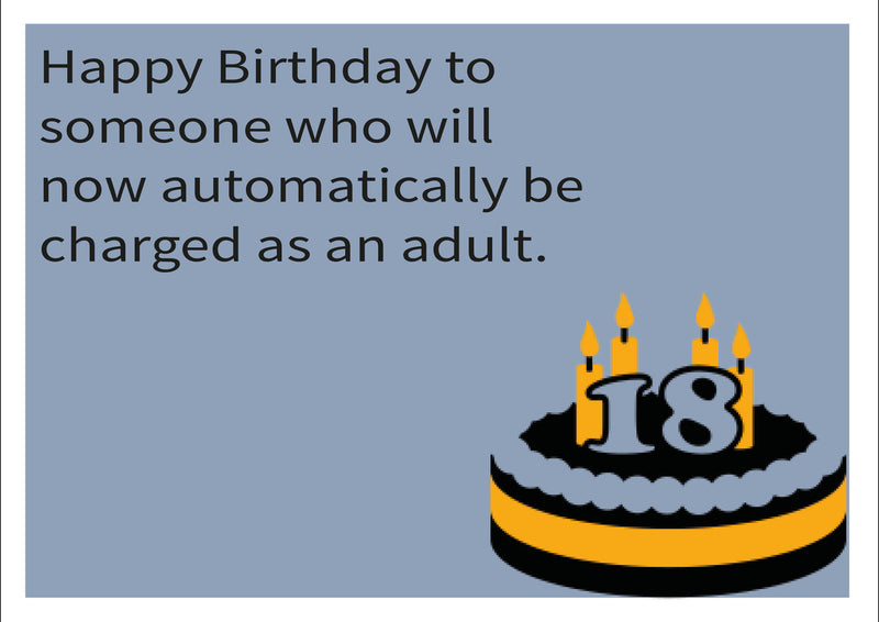 Adult INSPIRED Adult Personalised Birthday Card Birthday Card