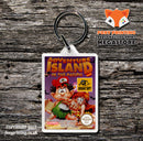 ADVENTURE ISLAND 3 NES Gaming Keyring