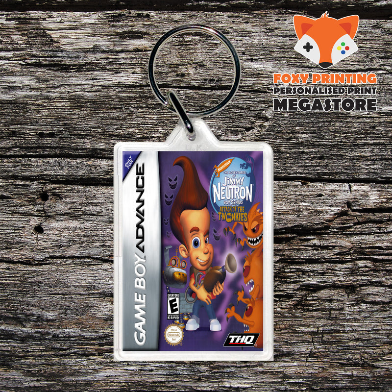 Adventures Of Jimmy Neutron Boy Genius - Attack Of The Twonkies, The_DS Retro Gaming Keyring