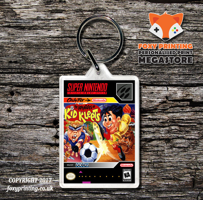 Adventures Of Kid Kleets Game Inspired Retro Gaming Keyring