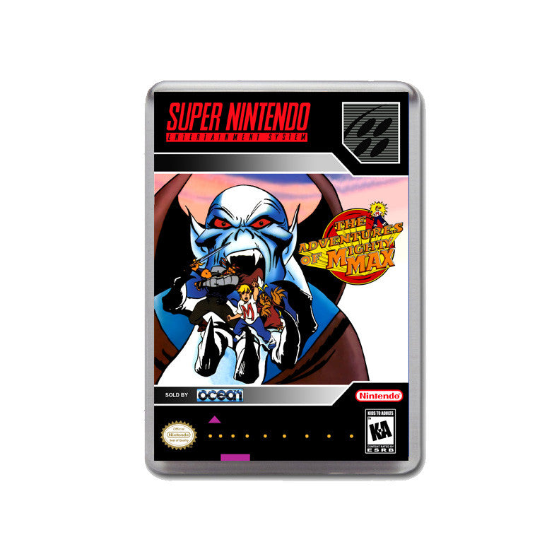 Adventures Of Mighty Max - SNES Inspired Game Retro Gaming Magnet