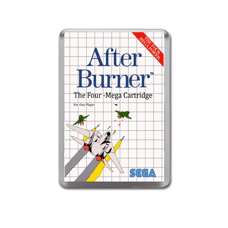 Afterburner 2 Sega Master System Game Inspired Fridge Magnet