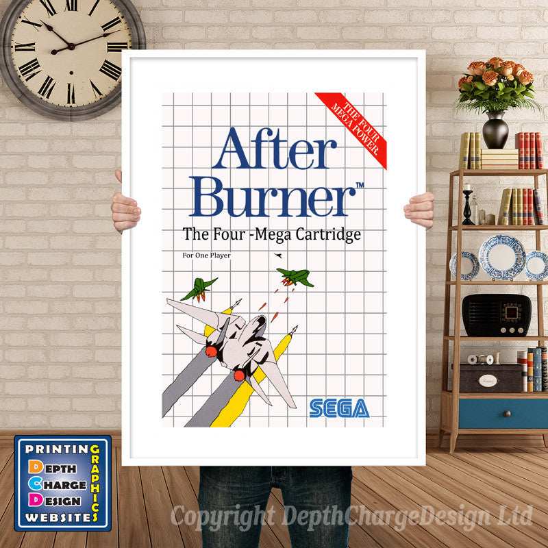 Afterburner 2 Inspired Retro Gaming Poster A4 A3 A2 Or A1