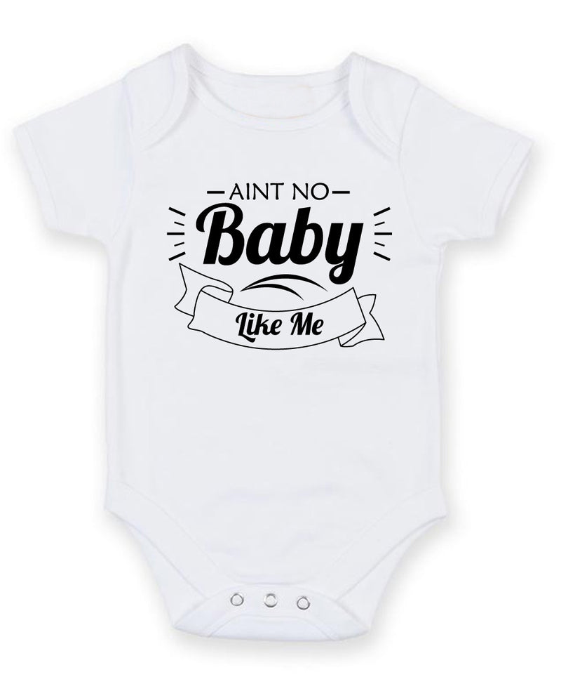 Aint No Baby Like Me Personalised Baby Boy Girl Unisex Short Sleeve Bodysuit