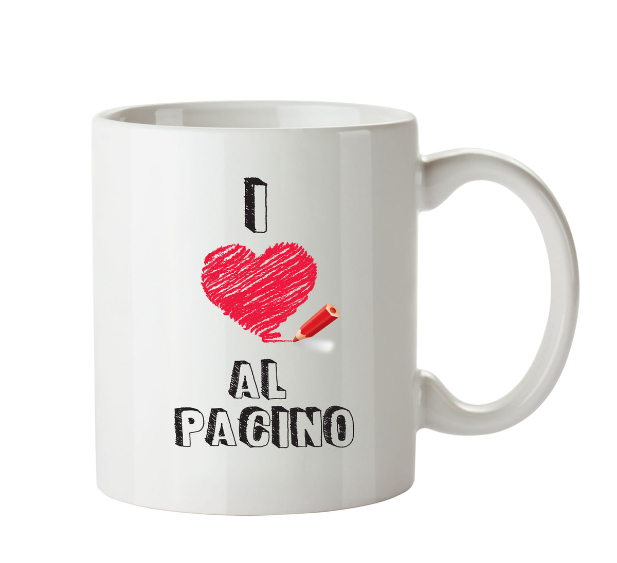 I Love Al Pacino Celebrity Mug Office Mug – printed mug product image 1