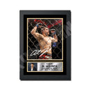 Al Iaquinta Limited Edition MMA Wrestler Signed Print - MMA Wrestling