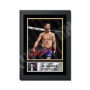 Al Iaquinta 2 Limited Edition MMA Wrestler Signed Print - MMA Wrestling