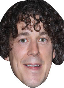 Alan Davies TV STAR Celebrity Face Mask Fancy Dress Cardboard Costume Mask