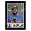 Albert McClellan 2 Limited Edition Football Signed Print - American Footballer