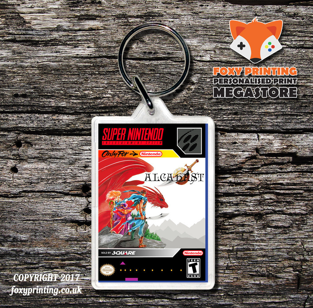 Alcahest Game Inspired Retro Gaming Keyring