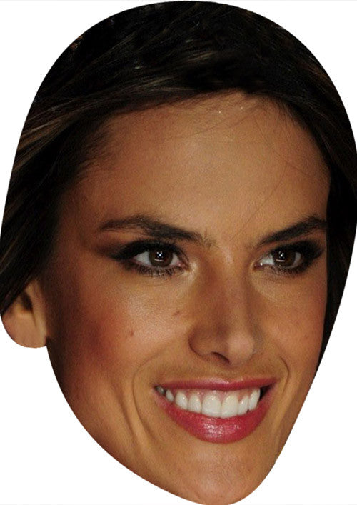 Alessandra MH 2017 Celebrity Face Mask Fancy Dress Cardboard Costume Mask
