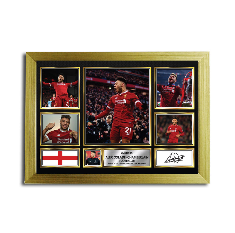 Alex Oxlade-Chamberlain MC1553  Autographed Football Poster