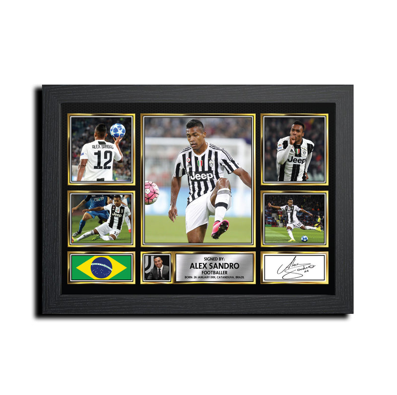 Alex Sandro MC1554  Autographed Football Poster