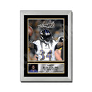 Alex Collins 1 Limited Edition Football Signed Print - American Footballer
