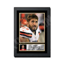 Alex Mack 2 Limited Edition Football Signed Print - American Footballer