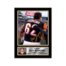 Alex Redmond 2 Limited Edition Football Signed Print - American Footballer