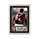 Alex Redmond 2 Limited Edition Football Signed Print - American Footballer