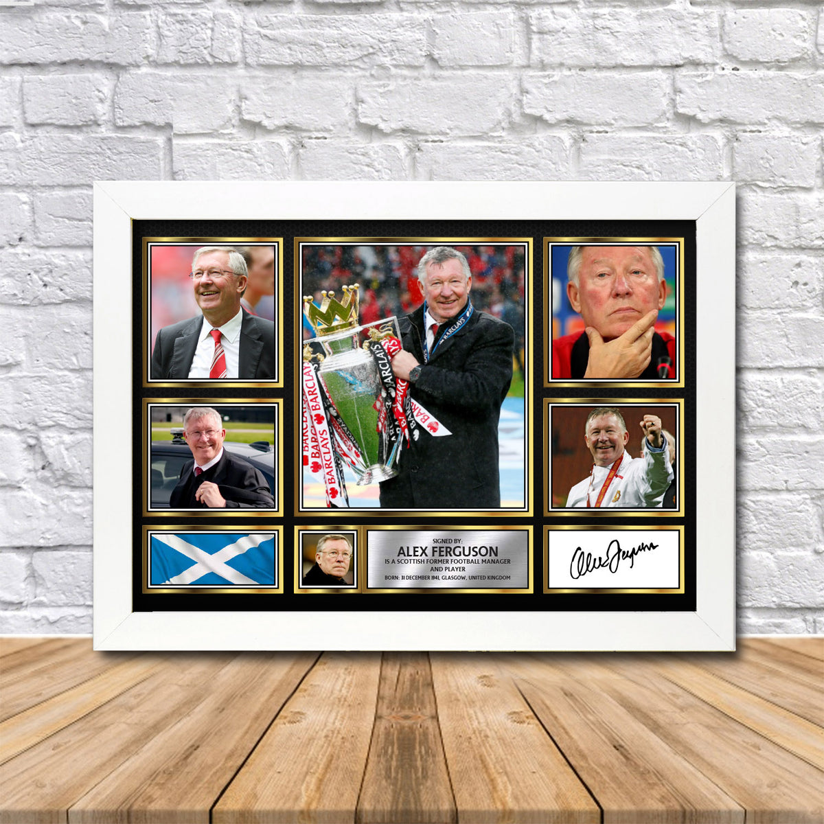 Alex Ferguson Printed Signature Print