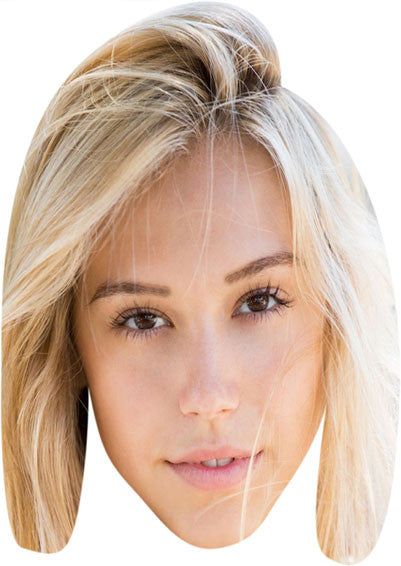 Alexis Ren Face Mask – Fancy Dress Cardboard Costume Mask