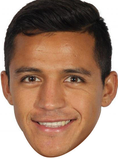 Alexis Sanchez Face Mask – Fancy Dress Cardboard Costume Mask