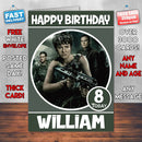 Alien Covenant New Theme Style Personalised Kids Inspired Movie Birthday Card (SA)