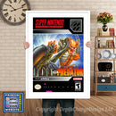 Alien Vs. Predator Super Nintendo GAME INSPIRED THEME Retro Gaming Poster A4 A3 A2 Or A1