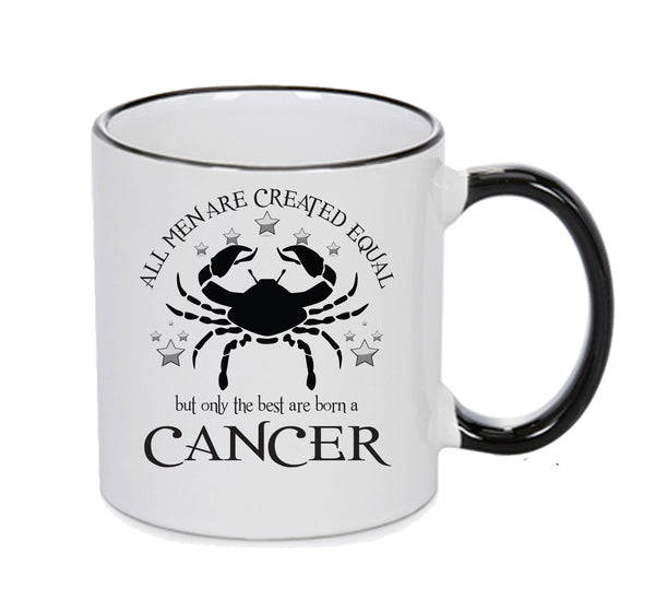 All Men Are Created Equal Cancer FUNNY – printed mug product image 1