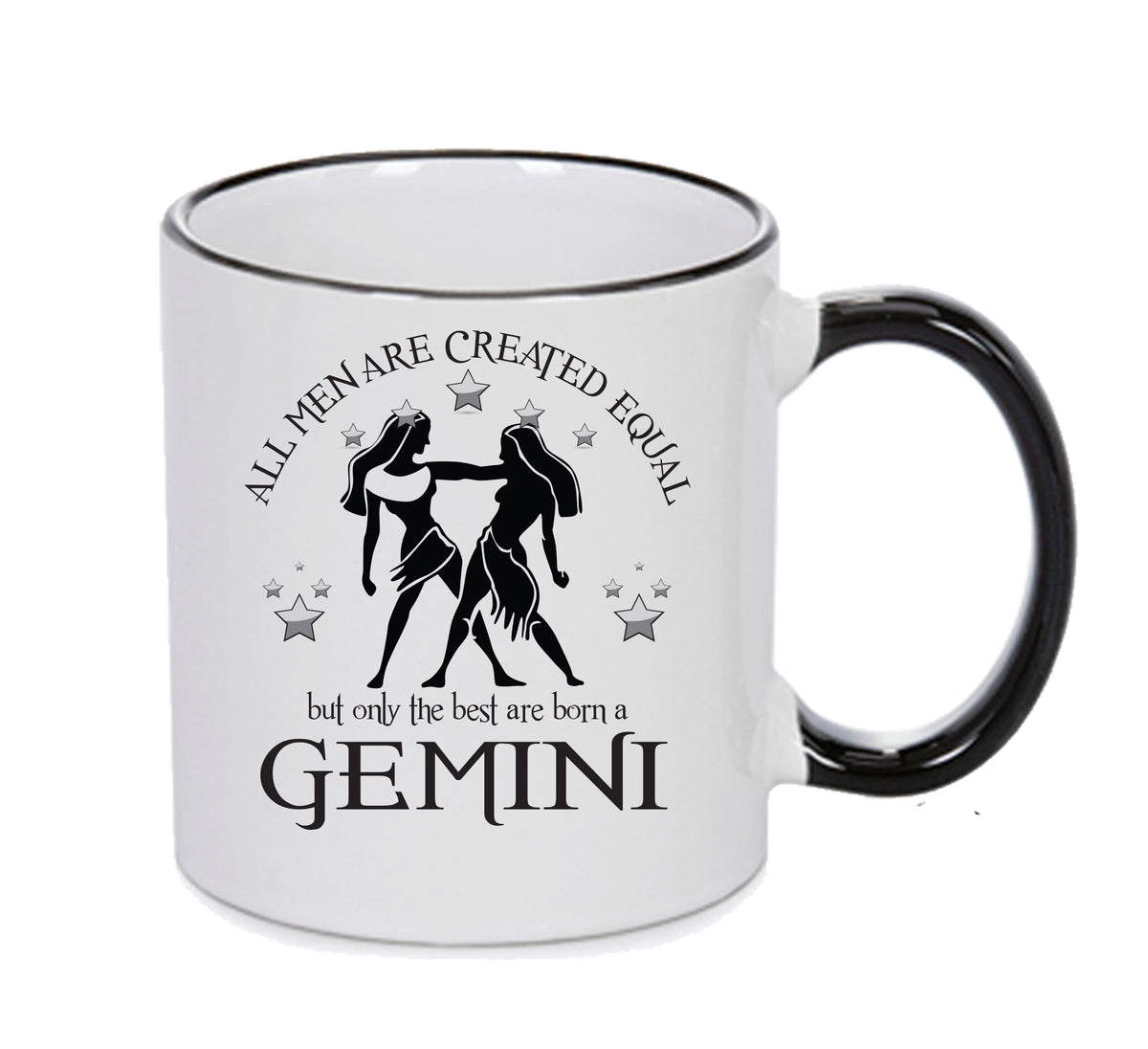 All Men Are Created Equal Gemini FUNNY – printed mug product image 1
