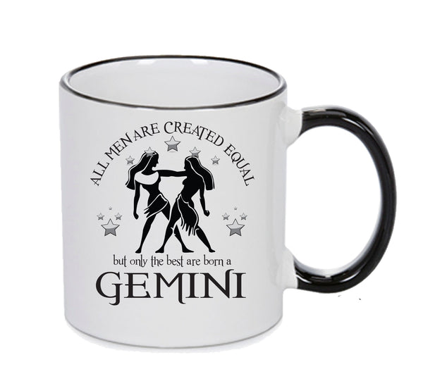 All Men Are Created Equal Gemini FUNNY – printed mug product image 1