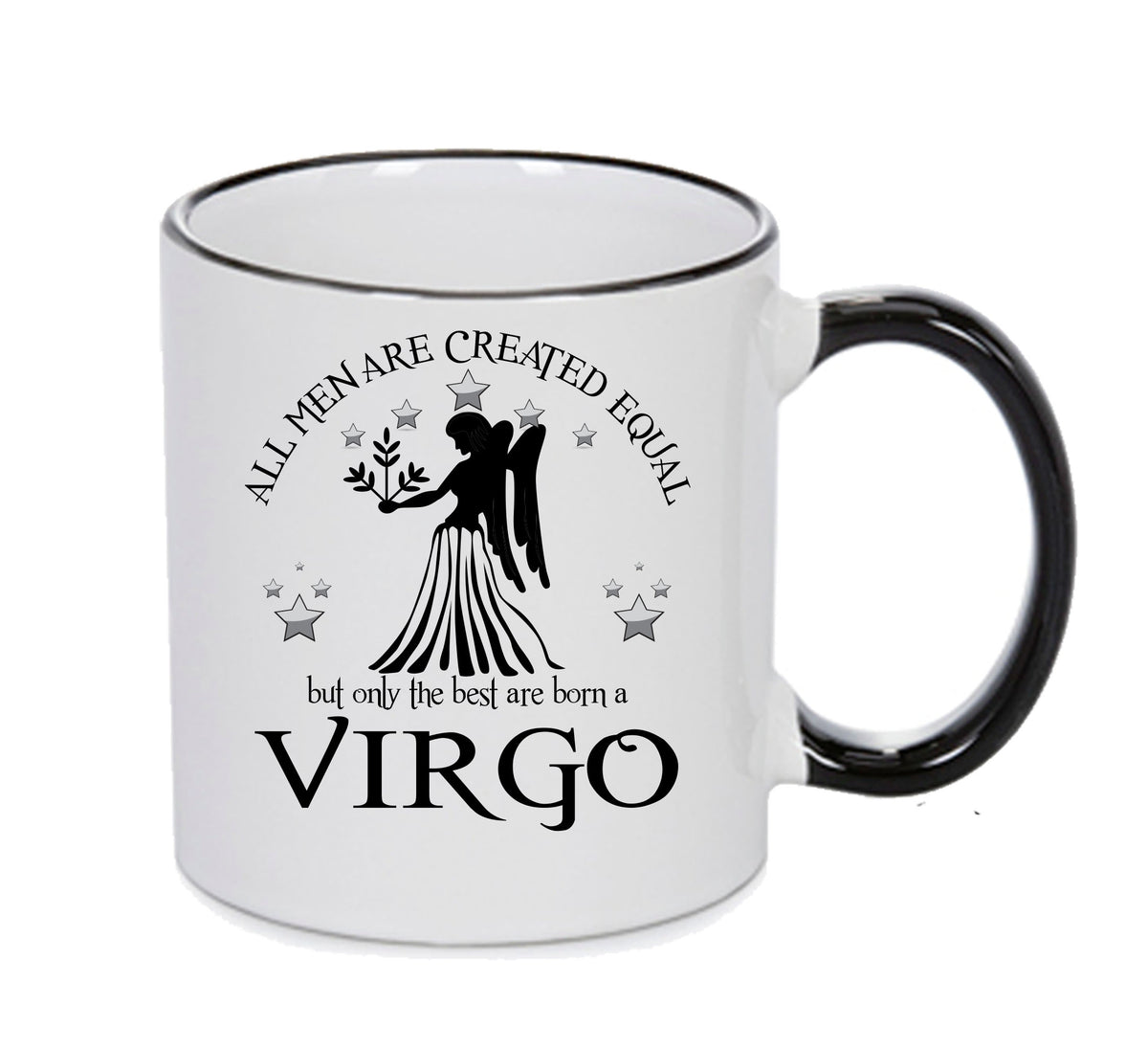 All Men Are Created Equal Virgo FUNNY – printed mug product image 1