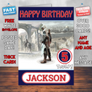Personalised Altair Ibn La Ahad In Assassins Creed Inspired Style Game Kids Inspired Birthday Card (SA)