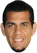 Alves Brazil FOOTBALL 2018 Celebrity Face Mask Fancy Dress Cardboard Costume Mask