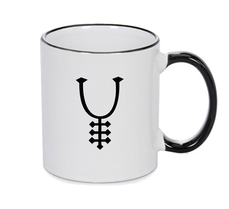 Amalgamation Black Handle Alchemy Mug GOTHIC GOTH HORROR STARS HORROSCOPE BLACK MAGIC MUG